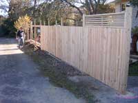 Fencing and Staining - Before